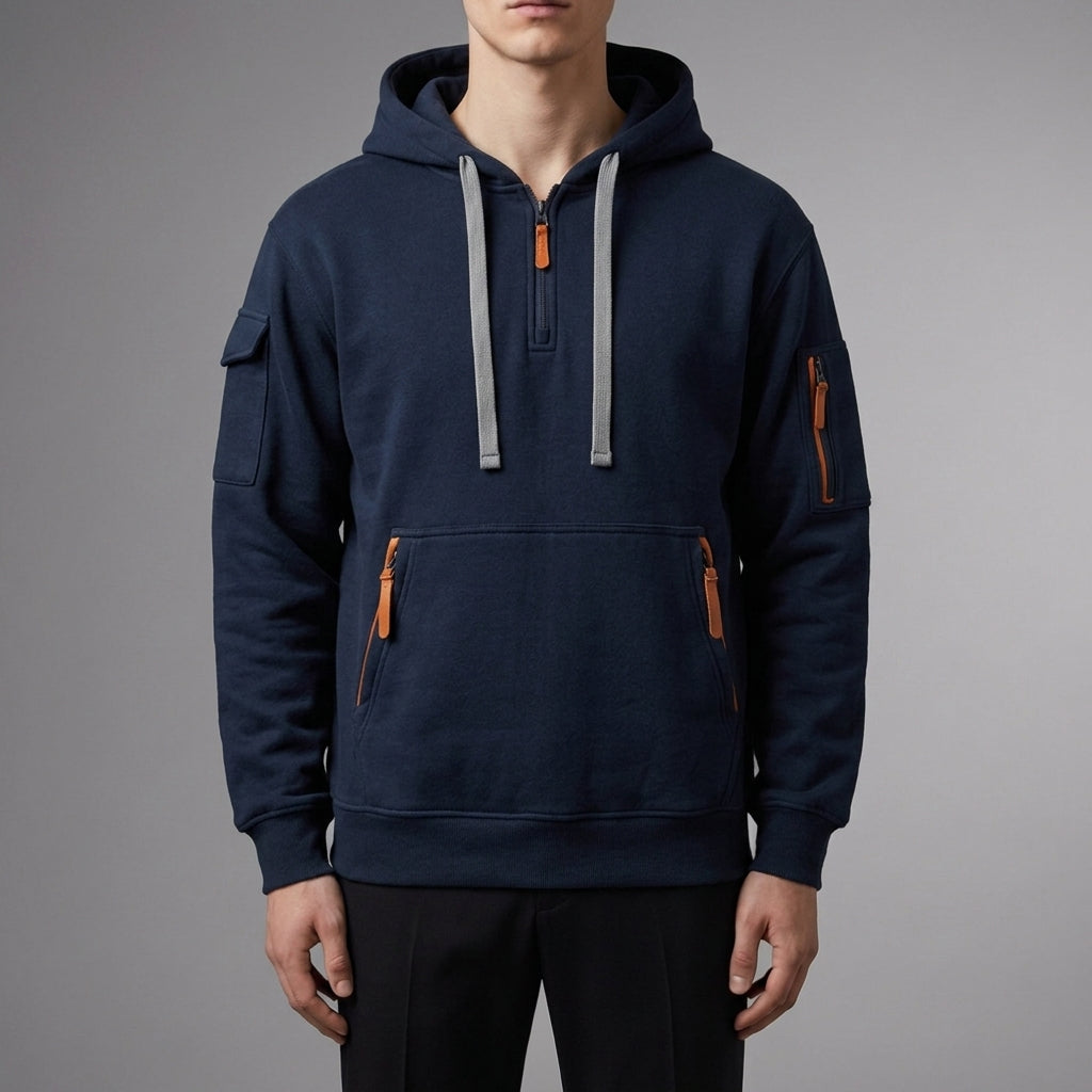Kyrenia Quarter-Zip Utility Hoodie