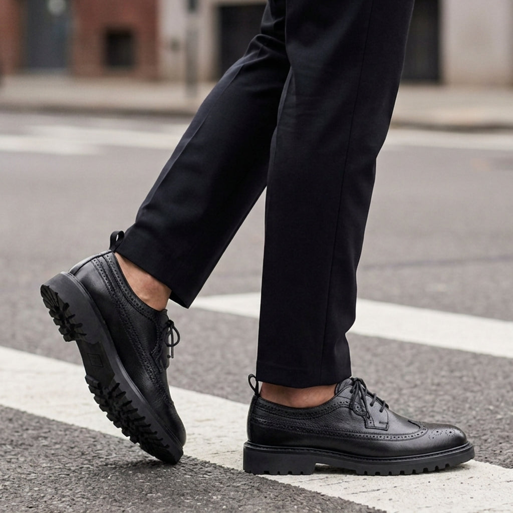 Tarifa Leather Brogue Oxfords