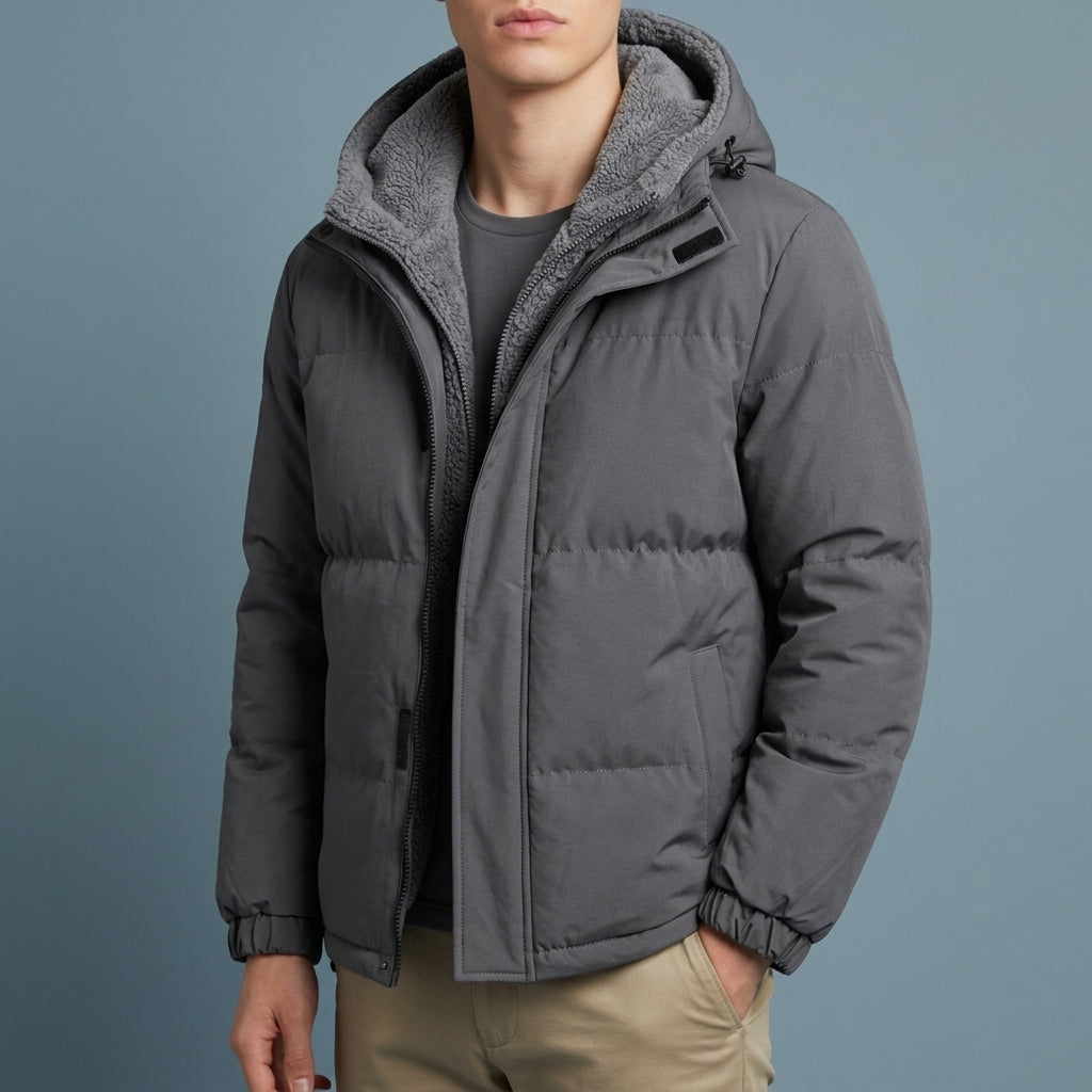 Omodos Fleece Lined Puffer Jacket