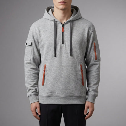 Kyrenia Quarter-Zip Utility Hoodie