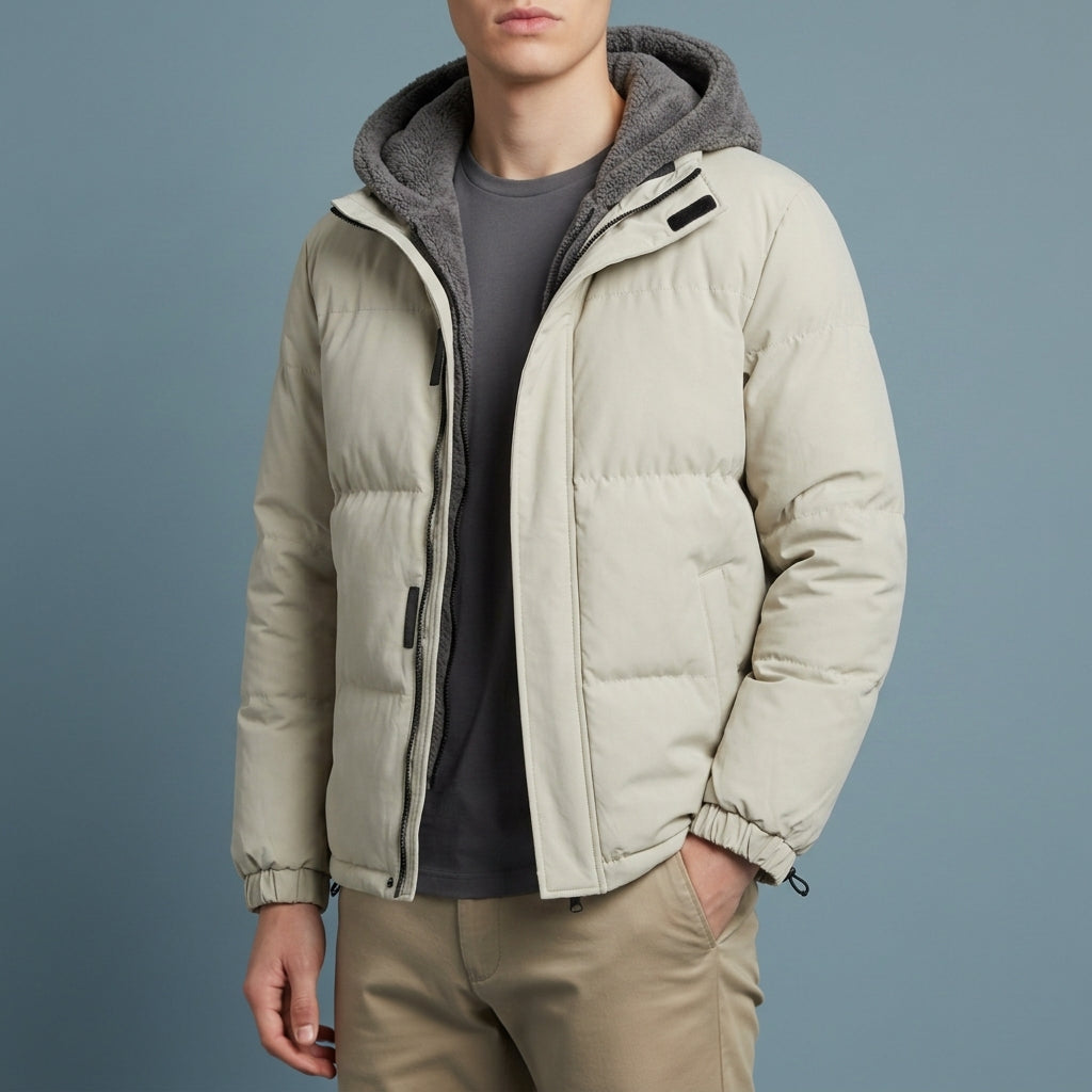 Omodos Fleece Lined Puffer Jacket
