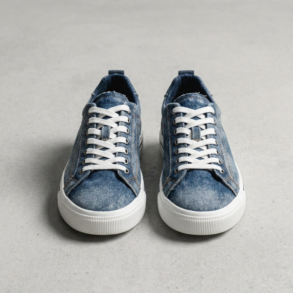 Makarska Washed Denim Sneakers