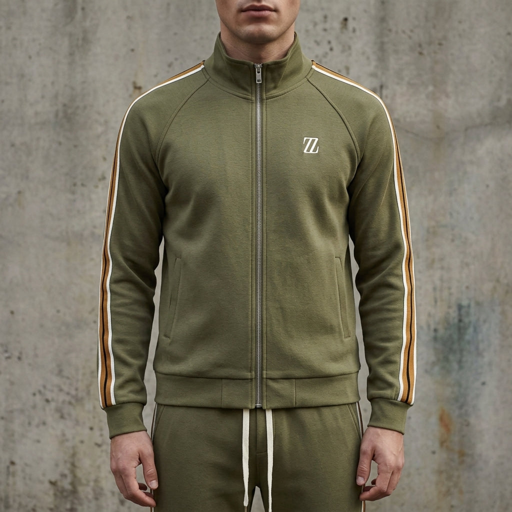 Skiathos Striped Tracksuit Set
