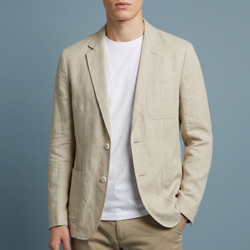 Marsaxlokk Relaxed Linen Blazer