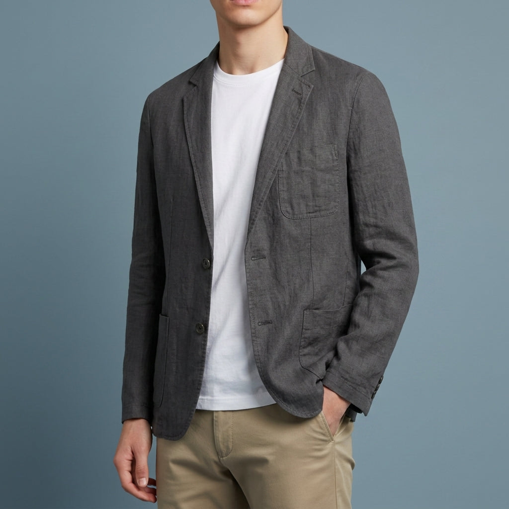 Marsaxlokk Relaxed Linen Blazer