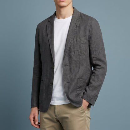 Marsaxlokk Relaxed Linen Blazer