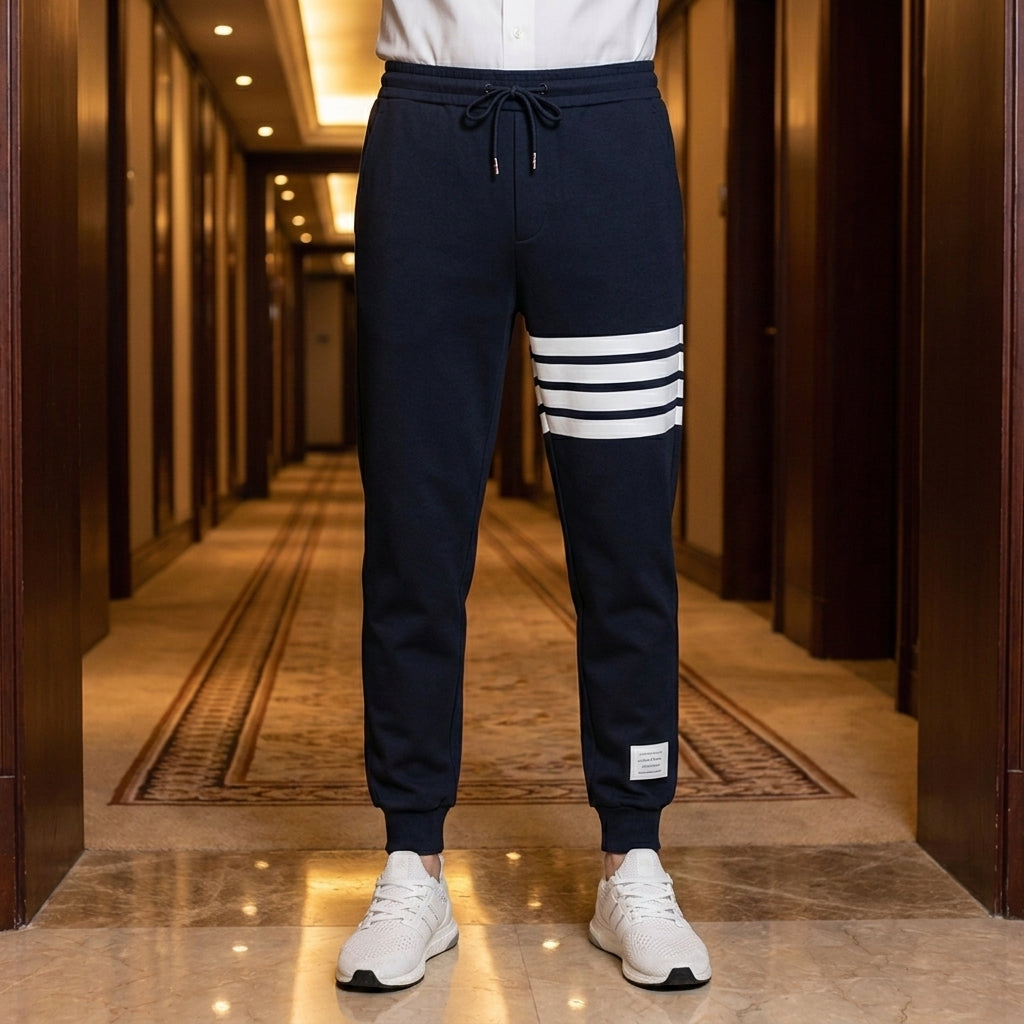 Perugia Striped Jogger Sweatpants