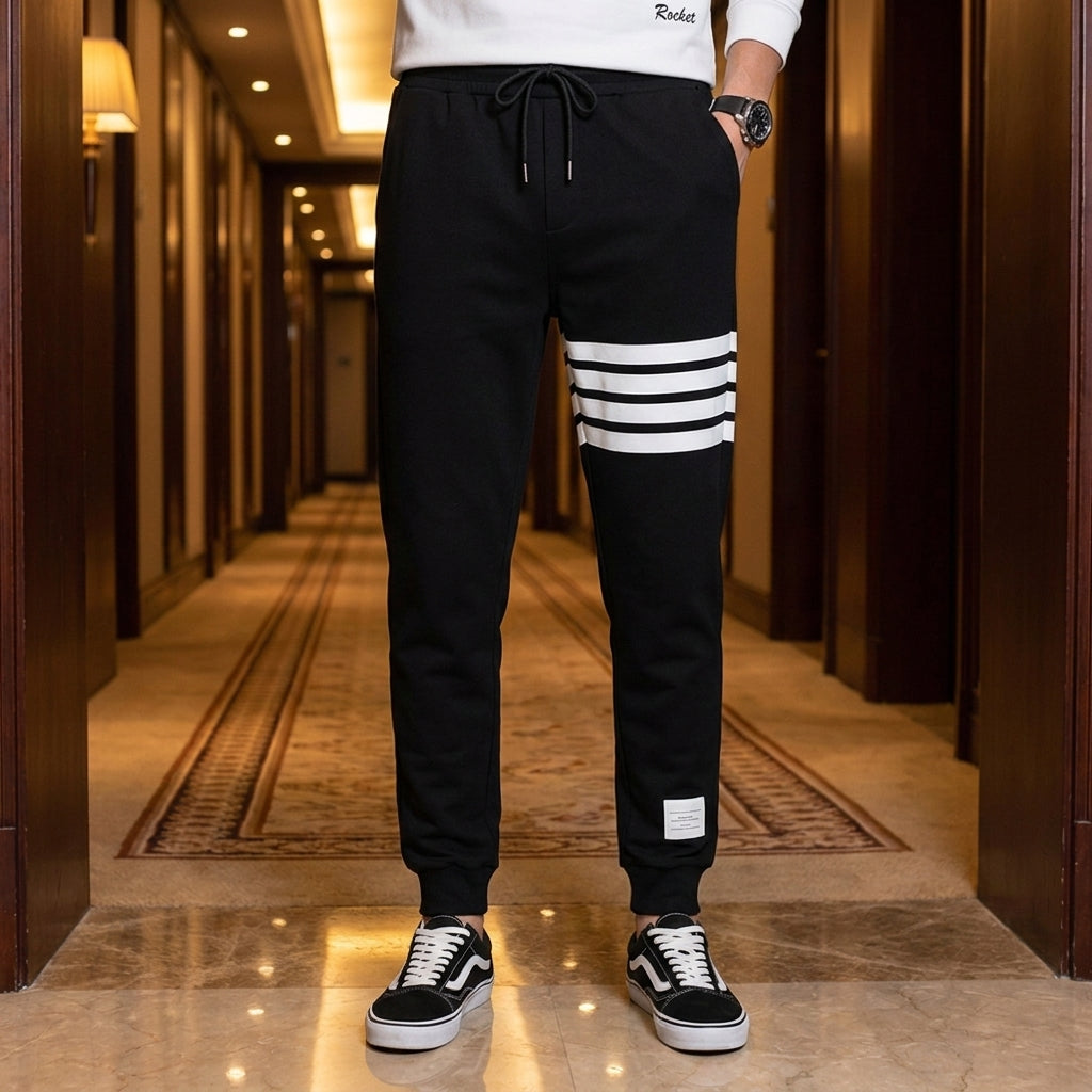 Perugia Striped Jogger Sweatpants