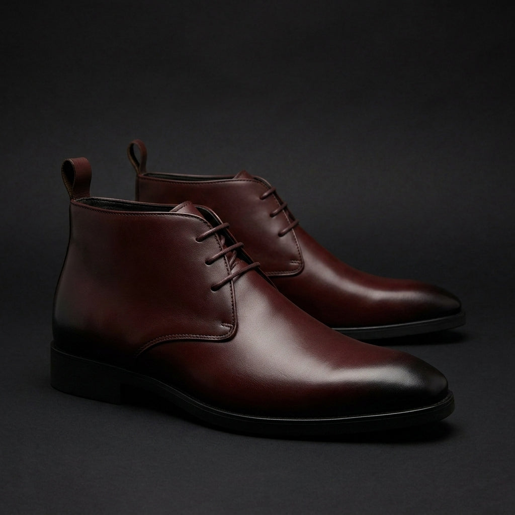 Ios Leather Chukka Boots