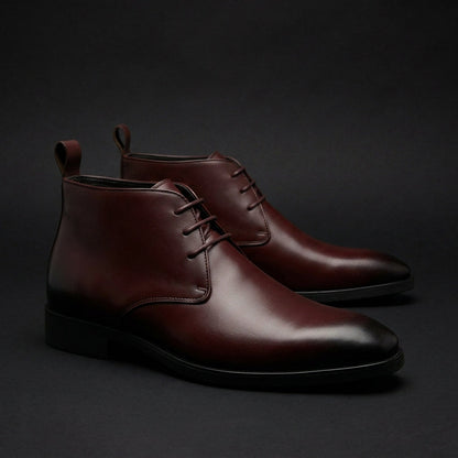 Ios Leather Chukka Boots