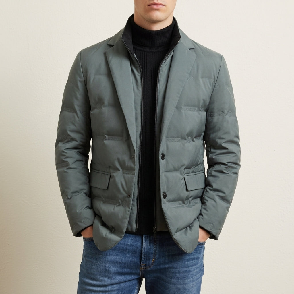 Peniscola Down Puffer Blazer Jacket