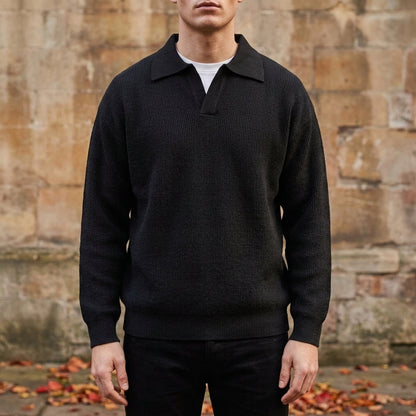 Serifos Knit Polo Sweater