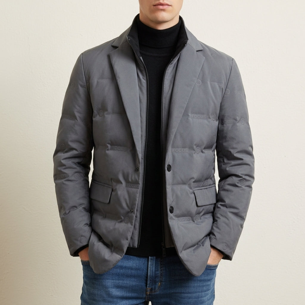 Peniscola Down Puffer Blazer Jacket