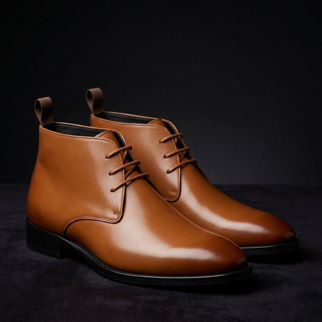 Ios Leather Chukka Boots