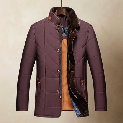 Cartagena Fur Collar Quilted Jacket