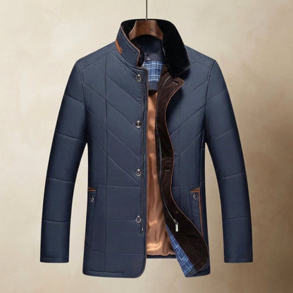Cartagena Fur Collar Quilted Jacket