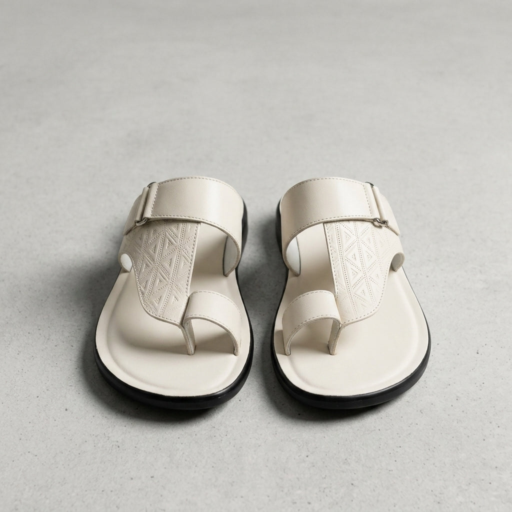 Spetses Leather Toe-Loop Sandals