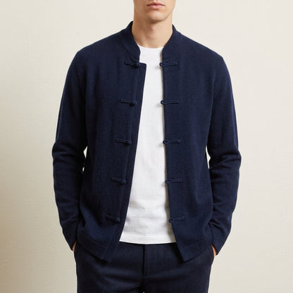 Lamego Loop Button Cashmere Cardigan