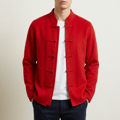 Lamego Loop Button Cashmere Cardigan