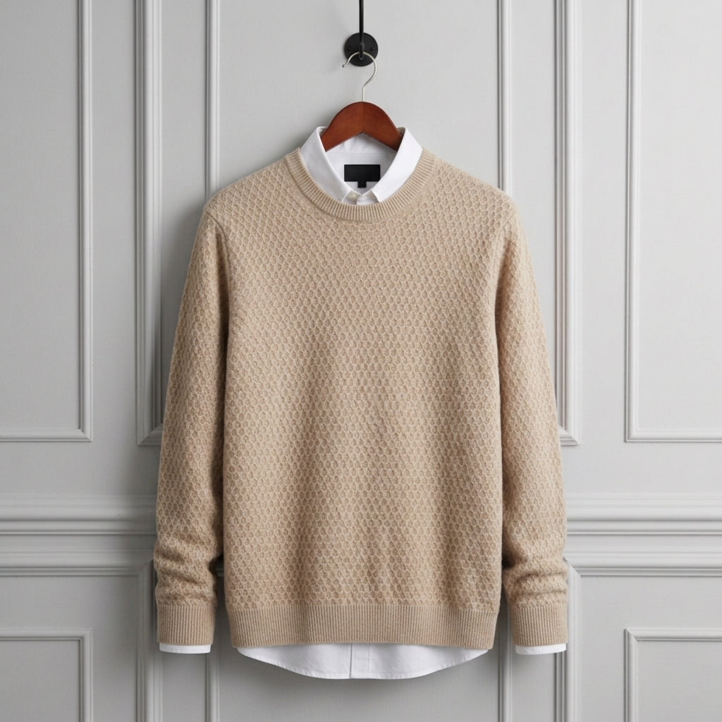 Vieste Cashmere Textured Sweater