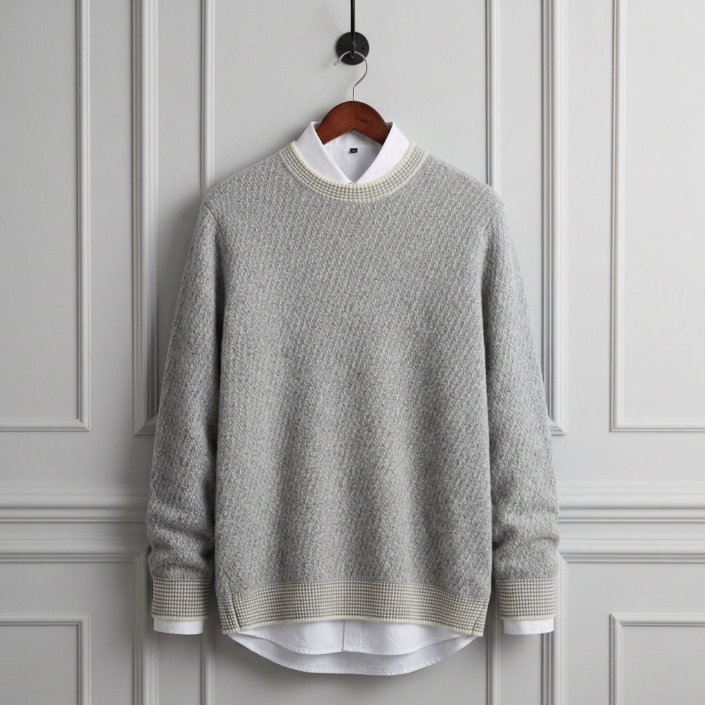 Vieste Cashmere Textured Sweater