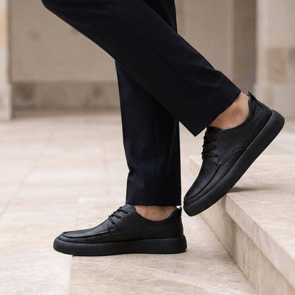Elvas Leather Moc-Toe Oxfords