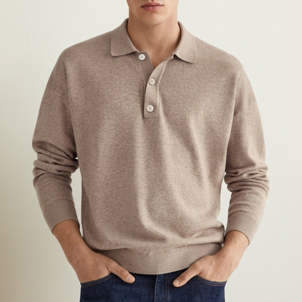 Marvao Knit Polo Sweater