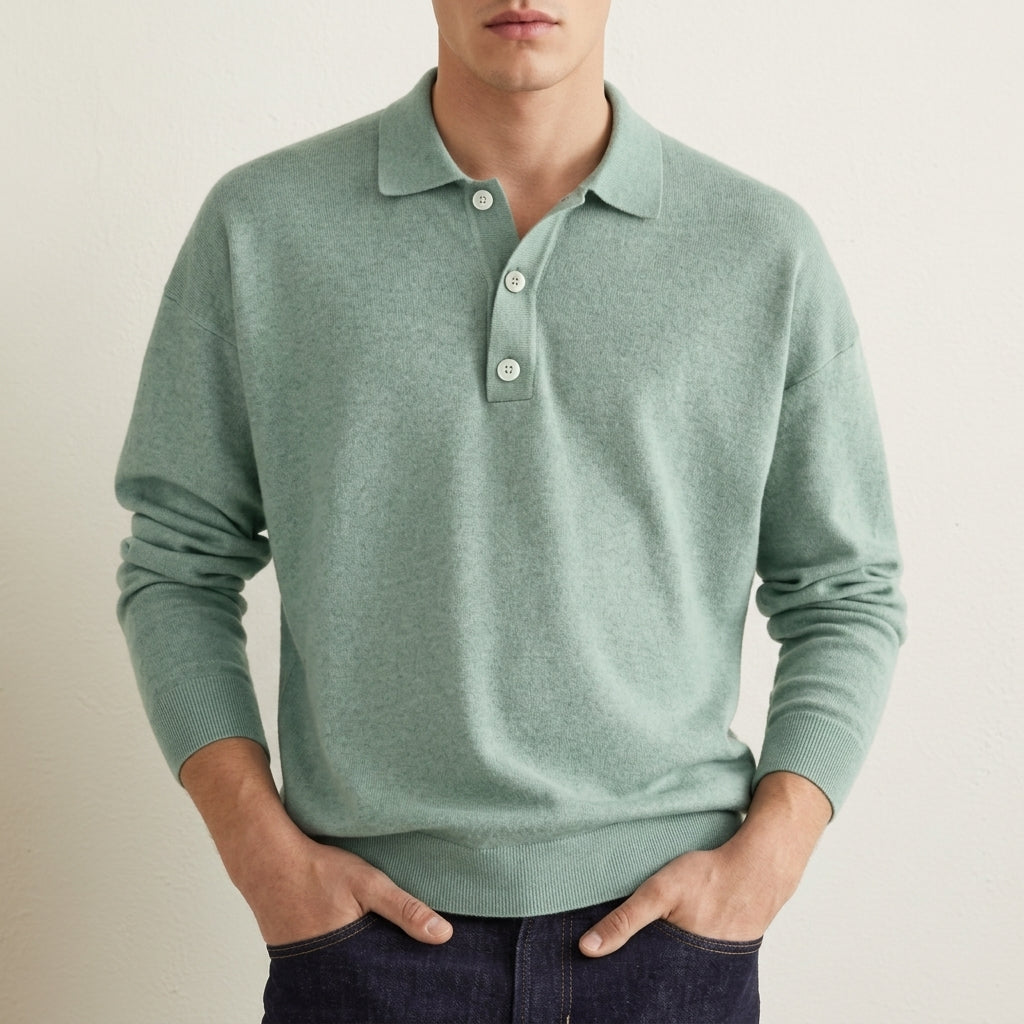 Marvao Knit Polo Sweater
