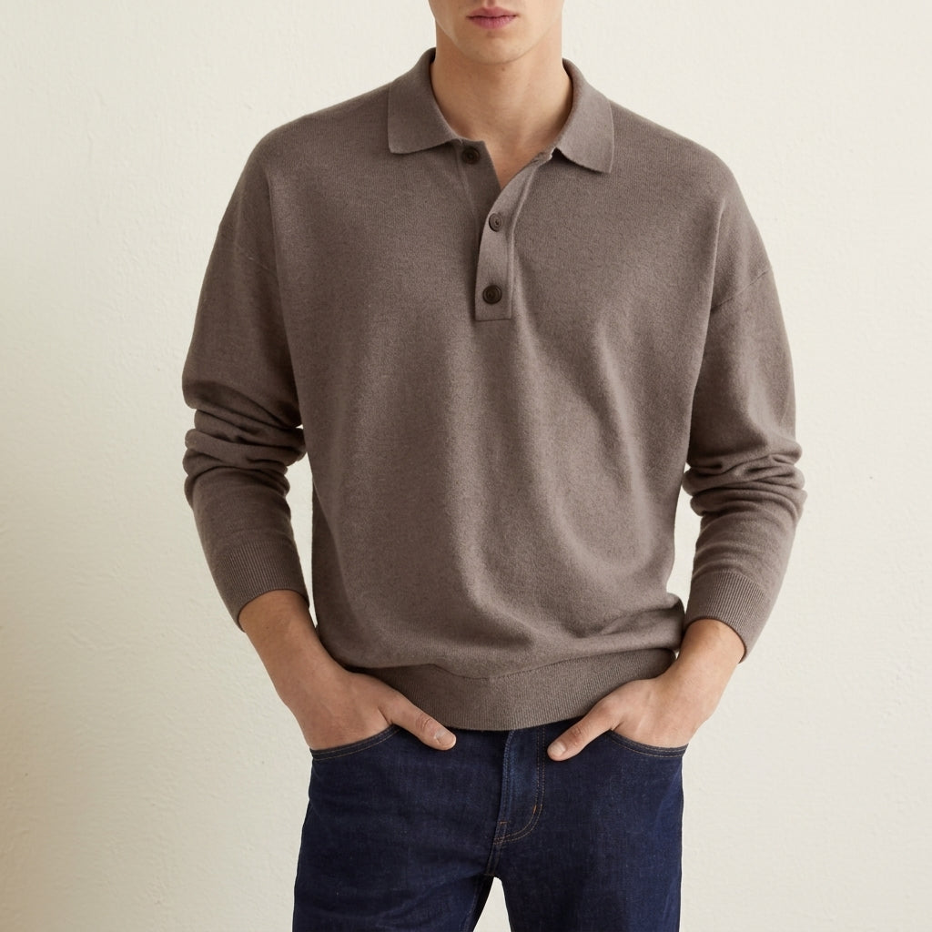 Marvao Knit Polo Sweater
