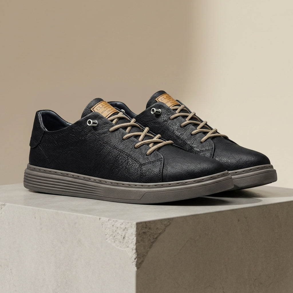 Vieste Leather Low-Top Sneakers