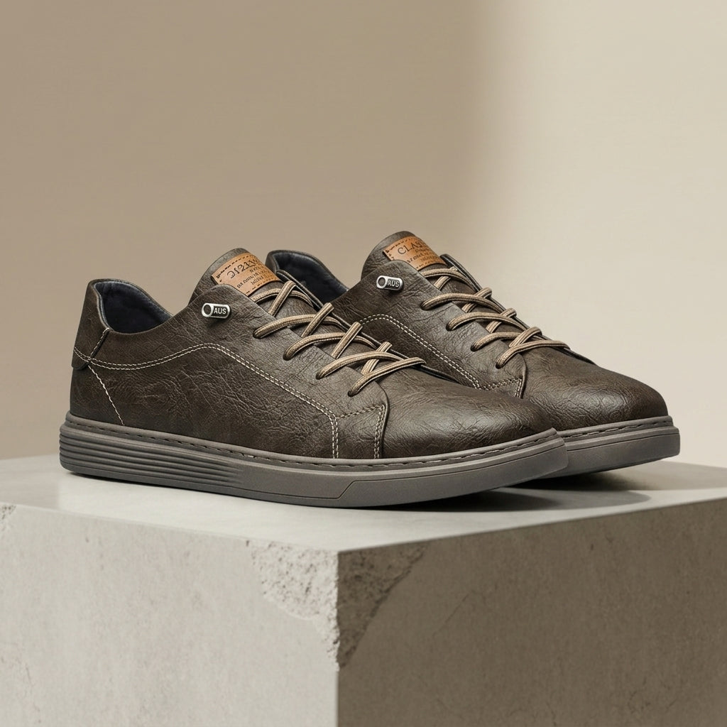 Vieste Leather Low-Top Sneakers