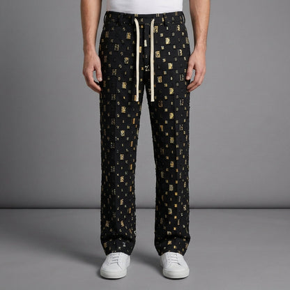 Antiparos Printed Straight Leg Pants