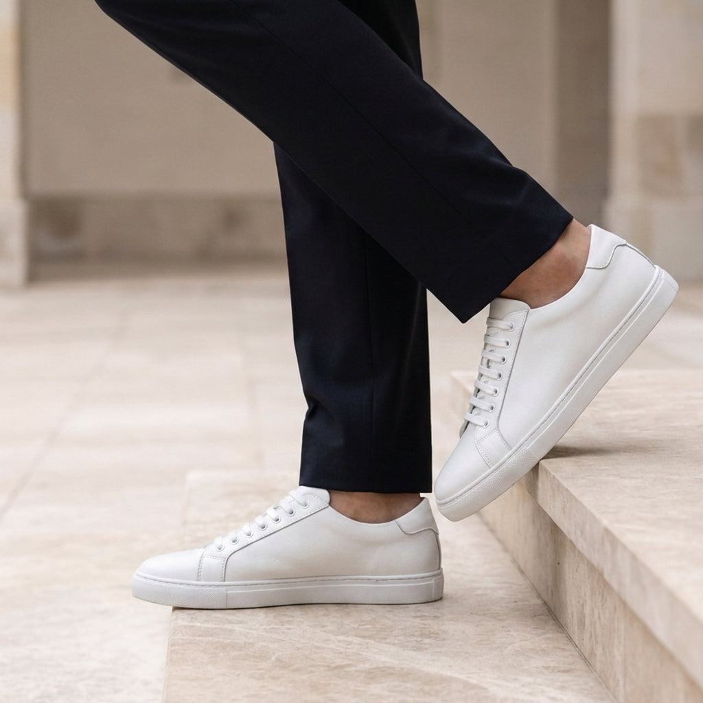 Ragusa Leather Lace-Up Sneakers