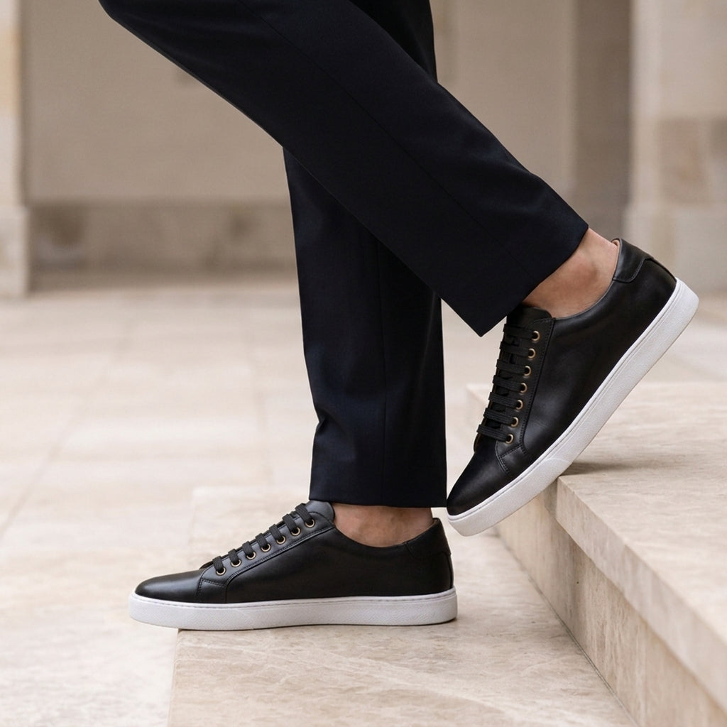 Ragusa Leather Lace-Up Sneakers