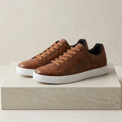 Naxos Leather Low-Top Sneakers