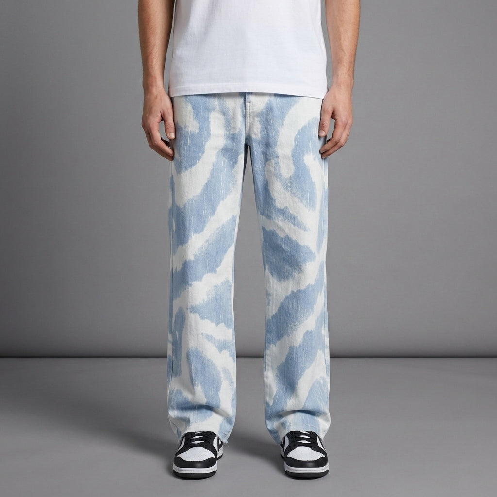 Como Wide Leg Printed Pants