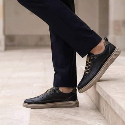 Paxos Leather Casual Sneakers