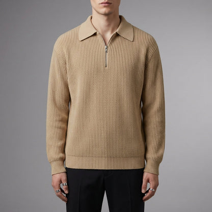 Matera Quarter Zip Knit Sweater