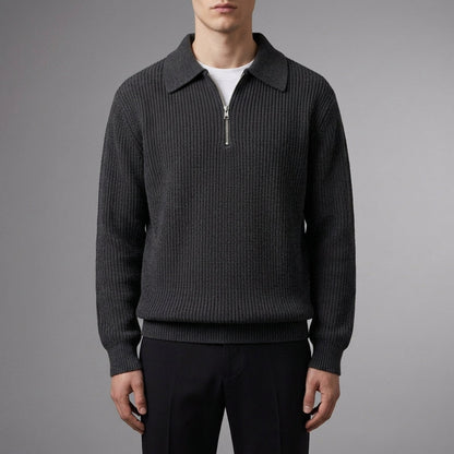 Matera Quarter Zip Knit Sweater