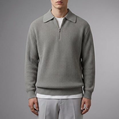 Matera Quarter Zip Knit Sweater