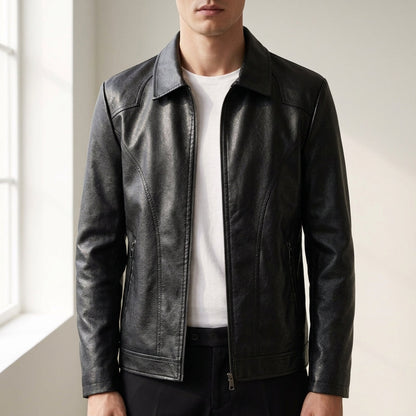 Tavira Classic Zip Leather Jacket
