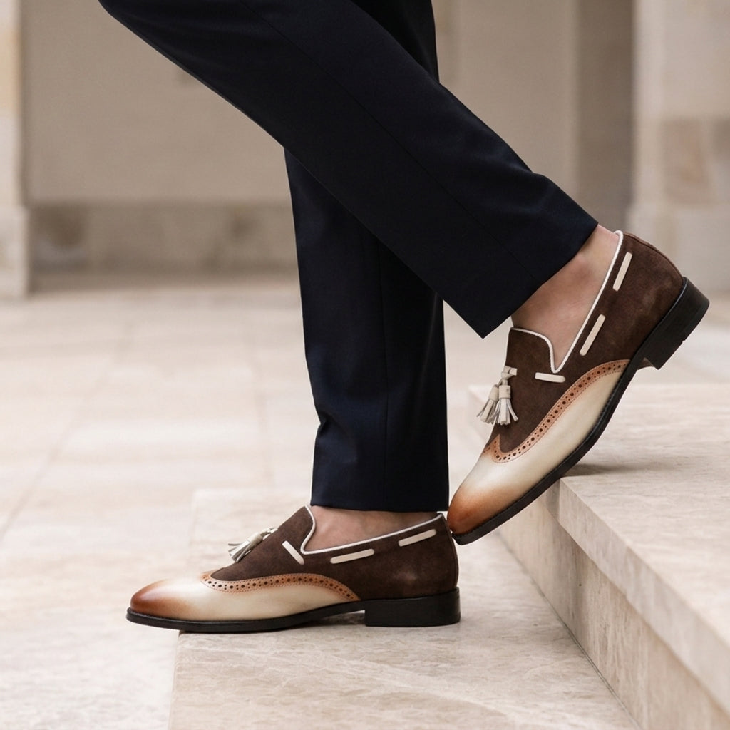 Perpignan Brogue Tassel Loafers