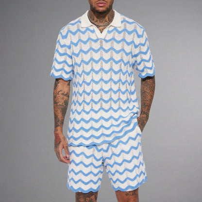 Arezzo Knit Wave Two-Piece Set