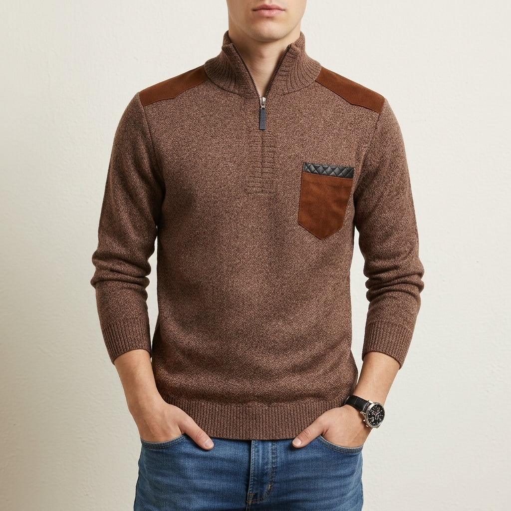 Altea Quarter-Zip Knit Sweater