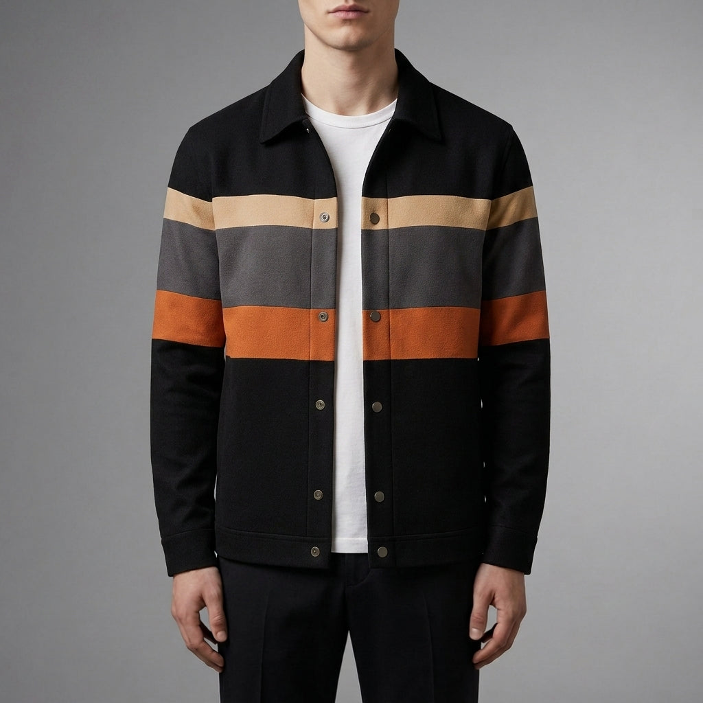 Comillas Marcus Stripe Snap Jacket