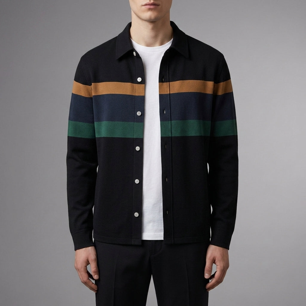 Comillas Marcus Stripe Snap Jacket