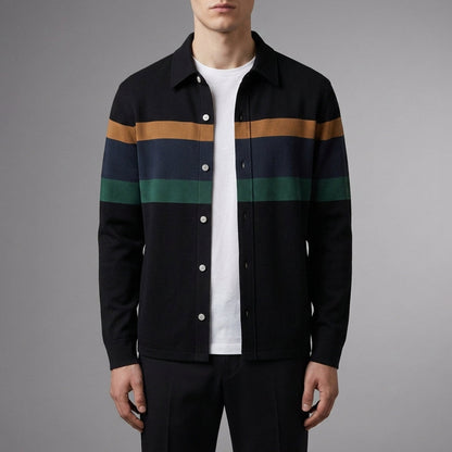 Comillas Marcus Stripe Snap Jacket