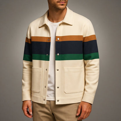 Comillas Marcus Stripe Snap Jacket
