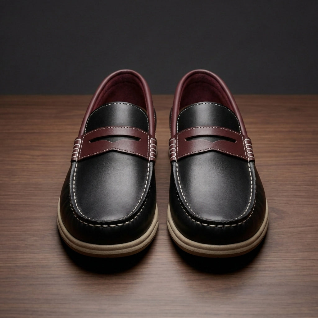 Grasse Marcus Two-Tone Loafers