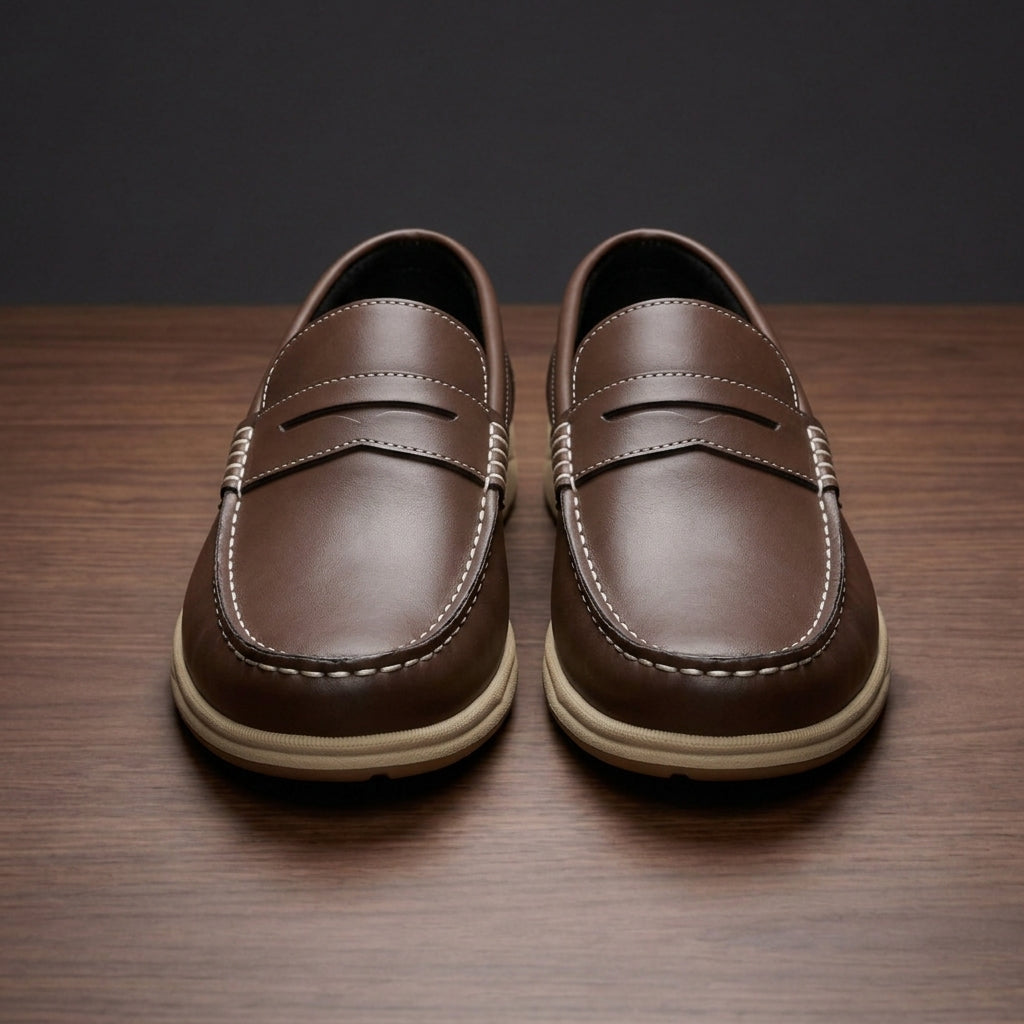 Grasse Marcus Two-Tone Loafers
